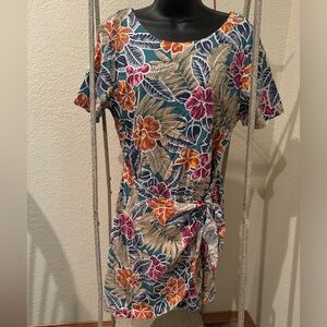 Hilo Hattie Floral Midi Dress - Multicolor